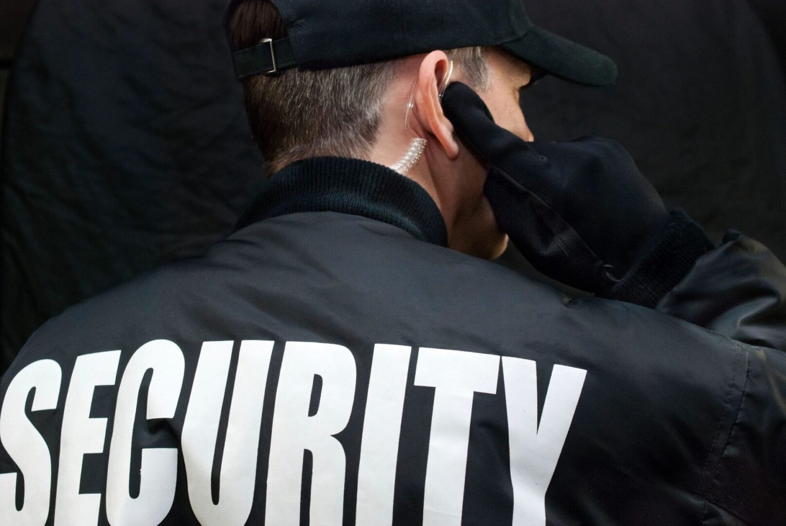 Security guard on duty